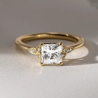 Round Halo, Pave & Split Shank Engagement Ring – 1.93 CT Lab Grown Diamond