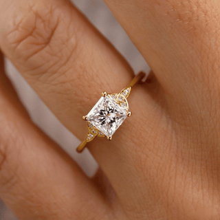 Round Halo, Pave & Split Shank Engagement Ring – 1.93 CT Lab Grown Diamond