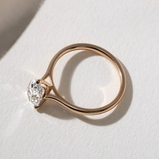 Round Halo, Pave & Split Shank Engagement Ring – 1.93 CT Lab Grown Diamond