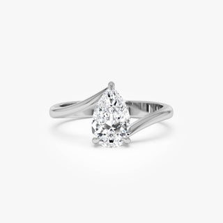 Emerald Pave Engagement Ring – 1 CT Lab Grown Diamond