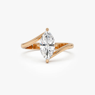Emerald Pave Engagement Ring – 1 CT Lab Grown Diamond