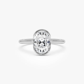 Emerald Pave Engagement Ring – 1 CT Lab Grown Diamond