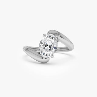 Emerald Pave Engagement Ring – 1 CT Lab Grown Diamond