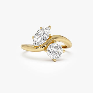 Emerald Pave Engagement Ring – 1 CT Lab Grown Diamond