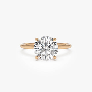 Emerald Pave Engagement Ring – 1 CT Lab Grown Diamond