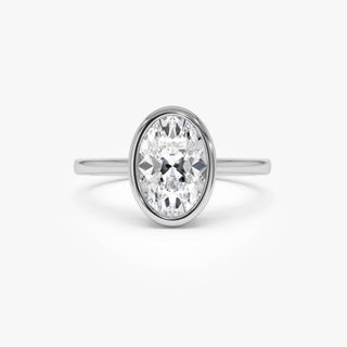 Emerald Pave Engagement Ring – 1 CT Lab Grown Diamond