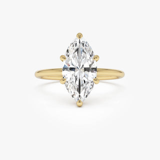 Emerald Pave Engagement Ring – 1 CT Lab Grown Diamond