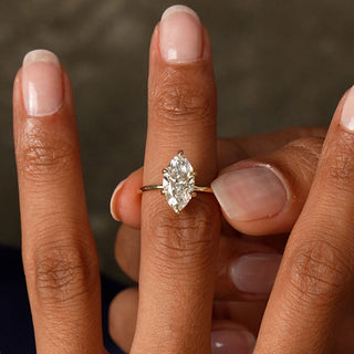 Emerald Pave Engagement Ring – 1 CT Lab Grown Diamond