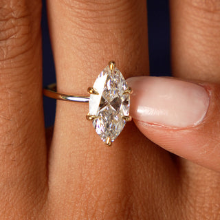 Emerald Pave Engagement Ring – 1 CT Lab Grown Diamond