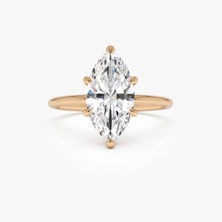 Emerald Pave Engagement Ring – 1 CT Lab Grown Diamond