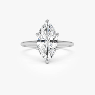 Emerald Pave Engagement Ring – 1 CT Lab Grown Diamond