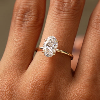 Emerald Pave Engagement Ring – 1 CT Lab Grown Diamond