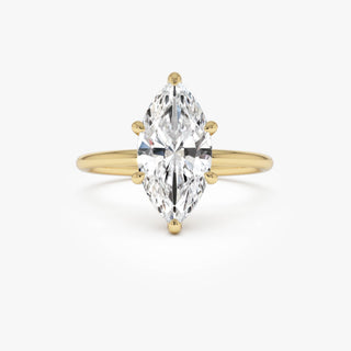 Emerald Pave Engagement Ring – 1 CT Lab Grown Diamond