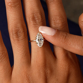 Emerald Pave Engagement Ring – 1 CT Lab Grown Diamond