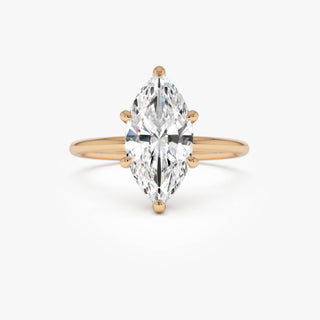 Emerald Pave Engagement Ring – 1 CT Lab Grown Diamond