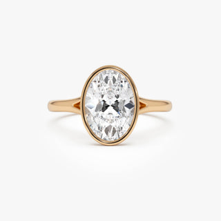 Emerald Pave Engagement Ring – 1 CT Lab Grown Diamond