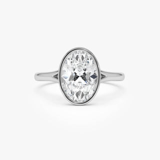 Emerald Pave Engagement Ring – 1 CT Lab Grown Diamond