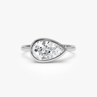 Emerald Pave Engagement Ring – 1 CT Lab Grown Diamond