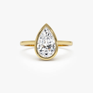 Emerald Pave Engagement Ring – 1 CT Lab Grown Diamond