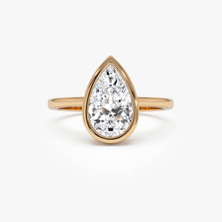 Emerald Pave Engagement Ring – 1 CT Lab Grown Diamond