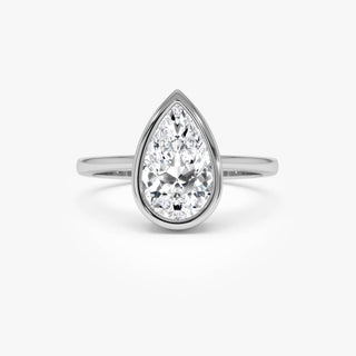 Emerald Pave Engagement Ring – 1 CT Lab Grown Diamond