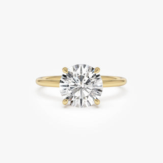 Emerald Pave Engagement Ring – 1 CT Lab Grown Diamond