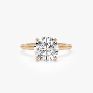 Emerald Pave Engagement Ring – 1 CT Lab Grown Diamond