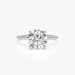Emerald Pave Engagement Ring – 1 CT Lab Grown Diamond