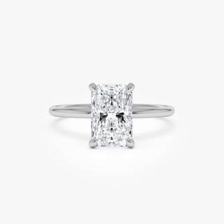 Emerald Pave Engagement Ring – 1 CT Lab Grown Diamond