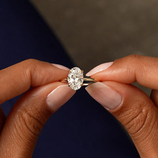 Emerald Pave Engagement Ring – 1 CT Lab Grown Diamond