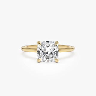 Emerald Pave Engagement Ring – 1 CT Lab Grown Diamond