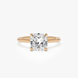 Emerald Pave Engagement Ring – 1 CT Lab Grown Diamond