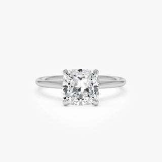 Emerald Pave Engagement Ring – 1 CT Lab Grown Diamond