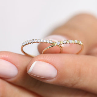 2.78 TCW Marquise Diamond Full Eternity DEF/VVS Lab Grown Wedding Band
