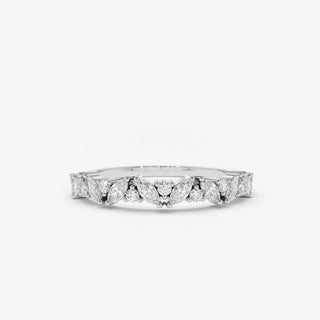 2.78 TCW Marquise Diamond Full Eternity DEF/VVS Lab Grown Wedding Band