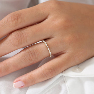 2.78 TCW Marquise Diamond Full Eternity DEF/VVS Lab Grown Wedding Band