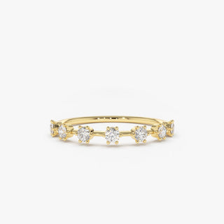 2.78 TCW Marquise Diamond Full Eternity DEF/VVS Lab Grown Wedding Band