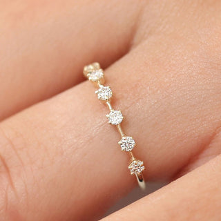 2.78 TCW Marquise Diamond Full Eternity DEF/VVS Lab Grown Wedding Band