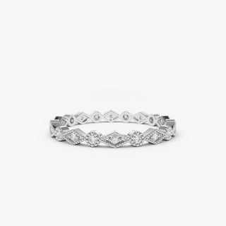 2.78 TCW Marquise Diamond Full Eternity DEF/VVS Lab Grown Wedding Band