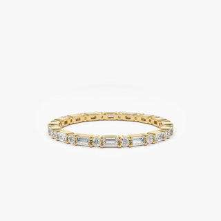 2.78 TCW Marquise Diamond Full Eternity DEF/VVS Lab Grown Wedding Band