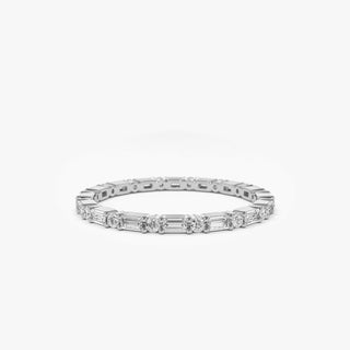2.78 TCW Marquise Diamond Full Eternity DEF/VVS Lab Grown Wedding Band