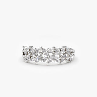 2.78 TCW Marquise Diamond Full Eternity DEF/VVS Lab Grown Wedding Band