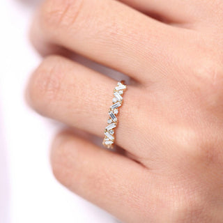 2.78 TCW Marquise Diamond Full Eternity DEF/VVS Lab Grown Wedding Band