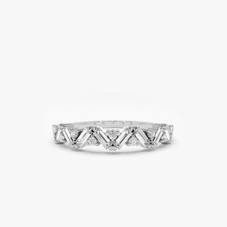2.78 TCW Marquise Diamond Full Eternity DEF/VVS Lab Grown Wedding Band