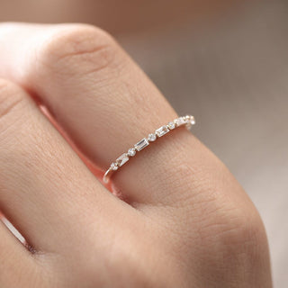 2.78 TCW Marquise Diamond Full Eternity DEF/VVS Lab Grown Wedding Band