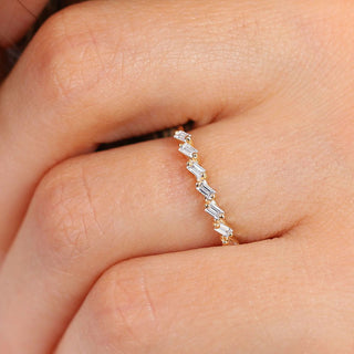 2.78 TCW Marquise Diamond Full Eternity DEF/VVS Lab Grown Wedding Band