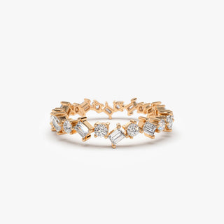 2.78 TCW Marquise Diamond Full Eternity DEF/VVS Lab Grown Wedding Band
