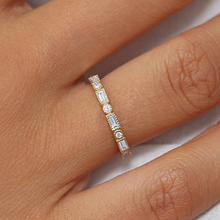 2.78 TCW Marquise Diamond Full Eternity DEF/VVS Lab Grown Wedding Band