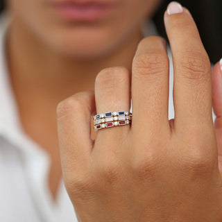 2.78 TCW Marquise Diamond Full Eternity DEF/VVS Lab Grown Wedding Band