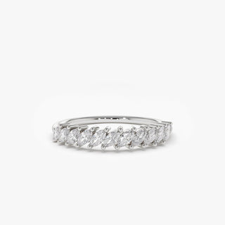 2.78 TCW Marquise Diamond Full Eternity DEF/VVS Lab Grown Wedding Band